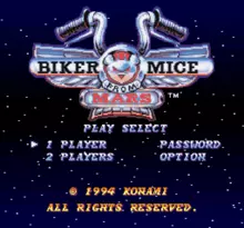 Image n° 4 - screenshots  : Biker Mice From Mars